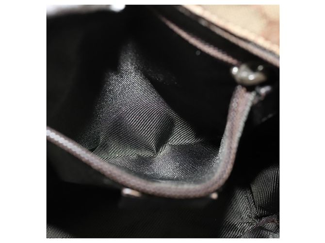 Borsa a Spalla GG Canvas Gucci Beige Argento 03136 Auth ep10483 - vista 11