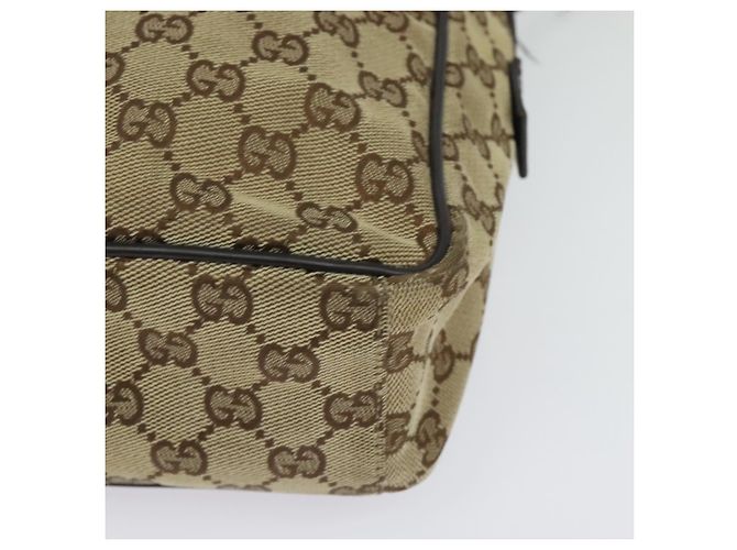 Borsa a Spalla GG Canvas Gucci Beige Argento 03136 Auth ep10483 - vista 15