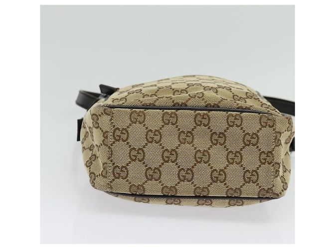 Borsa a Spalla GG Canvas Gucci Beige Argento 03136 Auth ep10483 - vista 5