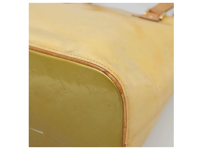 LOUIS VUITTON Borsa a Mano Monogram Vernis Houston Grigio M91053 LV Auth BA5516 - vista 10