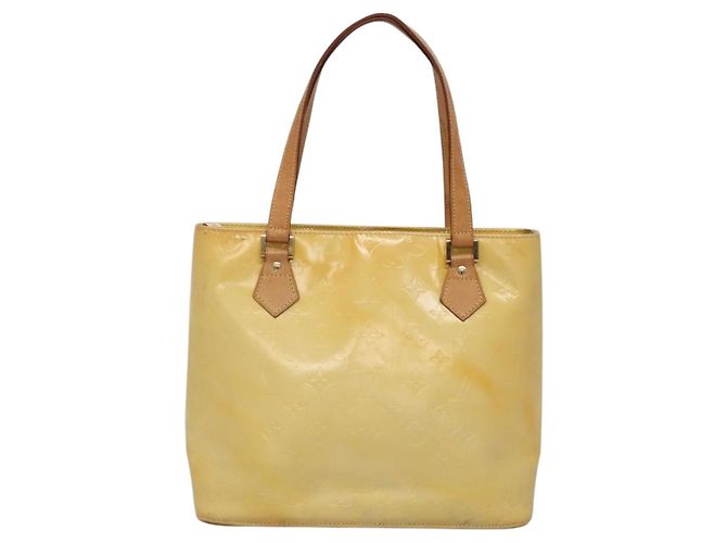 LOUIS VUITTON Borsa a Mano Monogram Vernis Houston Grigio M91053 LV Auth BA5516 - vista 13
