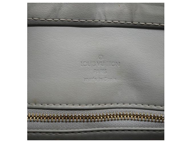 LOUIS VUITTON Borsa a Mano Monogram Vernis Houston Grigio M91053 LV Auth BA5516 - vista 18