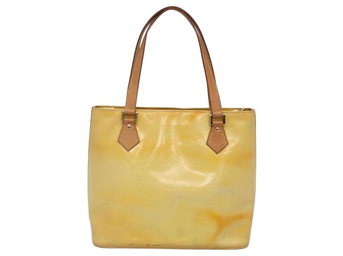 LOUIS VUITTON Borsa a Mano Monogram Vernis Houston Grigio M91053 LV Auth BA5516 - vista 2