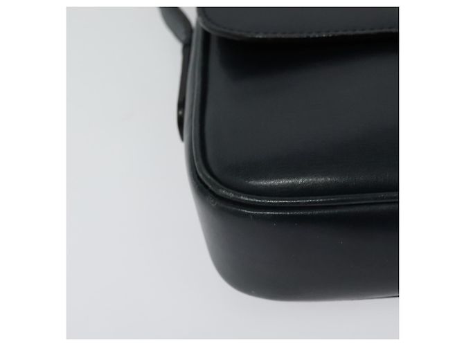 Borsa a Spalla in Pelle CÉLINE Blu Navy Oro Auth 141341 D'oro - vista 15