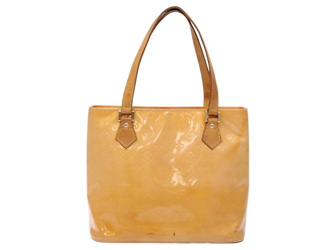 LOUIS VUITTON Monogram Vernis Houston Tasche Marshmallow Pink M91302 LV Auth 127969 - Ansicht 13