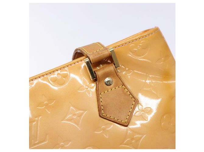 LOUIS VUITTON Monogram Vernis Houston Tasche Marshmallow Pink M91302 LV Auth 127969 - Ansicht 18