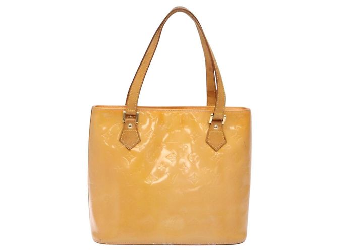 LOUIS VUITTON Monogram Vernis Houston Tasche Marshmallow Pink M91302 LV Auth 127969 - Ansicht 2