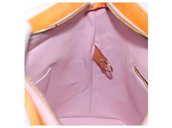 LOUIS VUITTON Monogram Vernis Houston Tasche Marshmallow Pink M91302 LV Auth 127969 - Ansicht 22