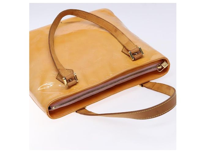 LOUIS VUITTON Monogram Vernis Houston Tasche Marshmallow Pink M91302 LV Auth 127969 - Ansicht 6