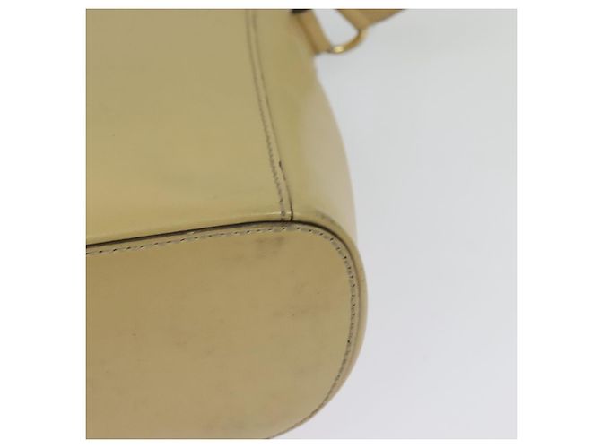 Céline Borsa a Spalla in Pelle Beige Oro Auth BA5496 D'oro - vista 16