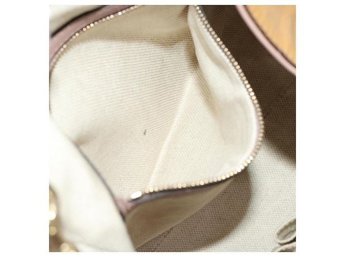 Borsa a Mano GUCCI Soho Smalto 2 vie Beige Oro 336751 Auth ki5942 D'oro - view 23