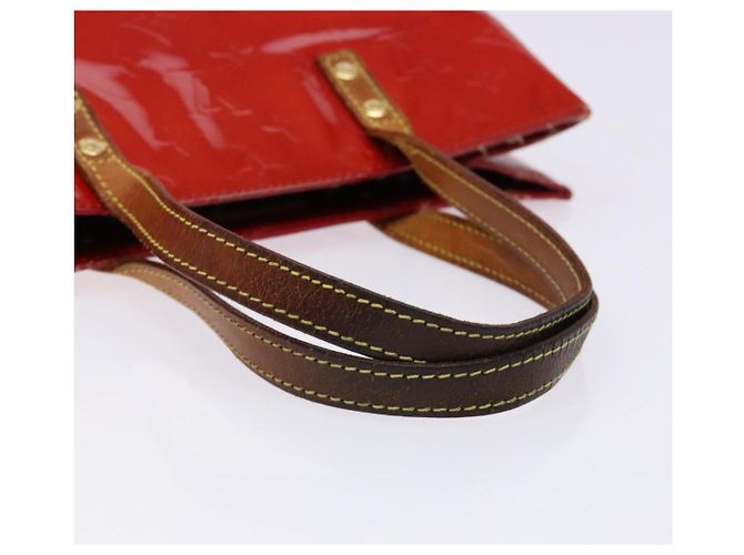 LOUIS VUITTON Monogram Vernis Reade MM Sac à main Rouge M91086 LV Auth bs28811 - vue 7