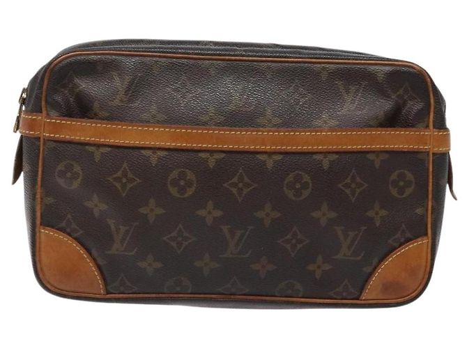 LOUIS VUITTON Bolso de Mano Compiegne 28 M51845 LV Auténtico BA5404 Monograma - vista 13