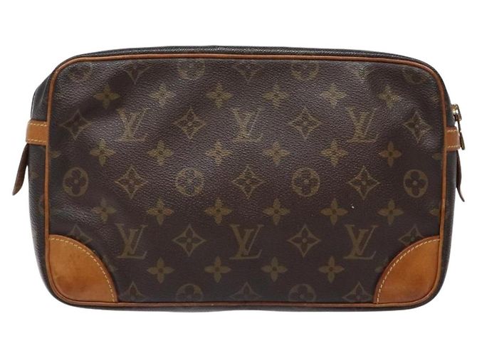 LOUIS VUITTON Bolso de Mano Compiegne 28 M51845 LV Auténtico BA5404 Monograma - vista 2