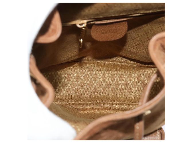 Bamboo Zaino in Bambù GUCCI Camoscio Marrone Oro 003 58 0030 Auth ep10582 D'oro - vista 11