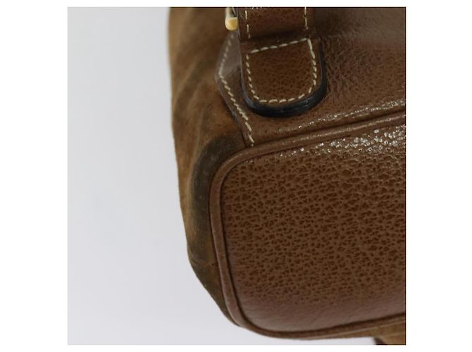 Bamboo Zaino in Bambù GUCCI Camoscio Marrone Oro 003 58 0030 Auth ep10582 D'oro - vista 17