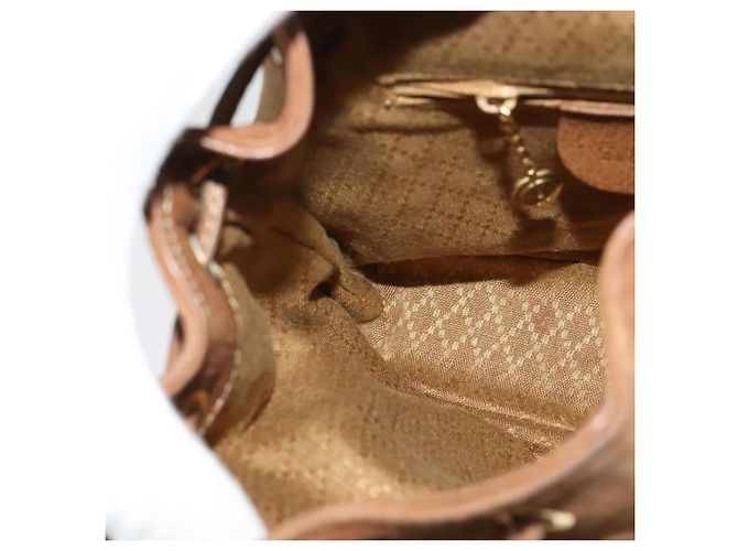 Bamboo Zaino in Bambù GUCCI Camoscio Marrone Oro 003 58 0030 Auth ep10582 D'oro - vista 21