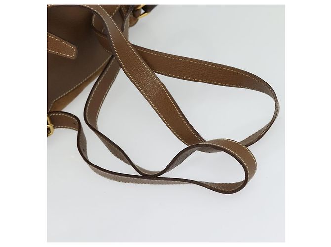 Bamboo Zaino in Bambù GUCCI Camoscio Marrone Oro 003 58 0030 Auth ep10582 D'oro - vista 8