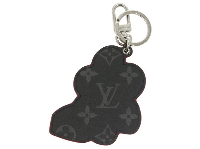 LOUIS VUITTON Monogram Eclipse Vivienne Sporty Portachiavi per Auto M00960 LV Auth 140386M Monogramma - vista 3