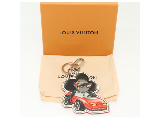 LOUIS VUITTON Monogram Eclipse Vivienne Sporty Portachiavi per Auto M00960 LV Auth 140386M Monogramma - vista 9