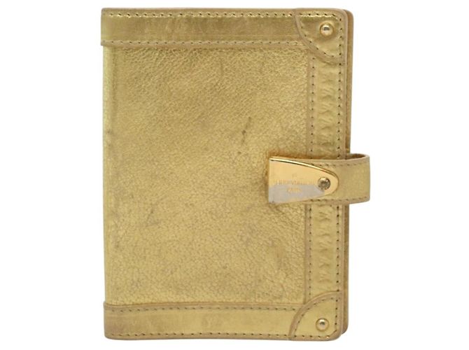 LOUIS VUITTON Suhari Agenda Partonaire PM Cubierta Diaria Dorada R21048 Auth 139625 - vista 13