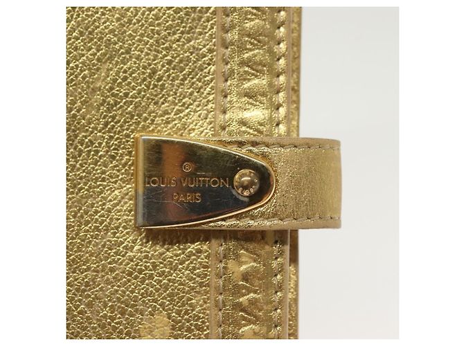 LOUIS VUITTON Suhari Agenda Partonaire PM Cubierta Diaria Dorada R21048 Auth 139625 - vista 17