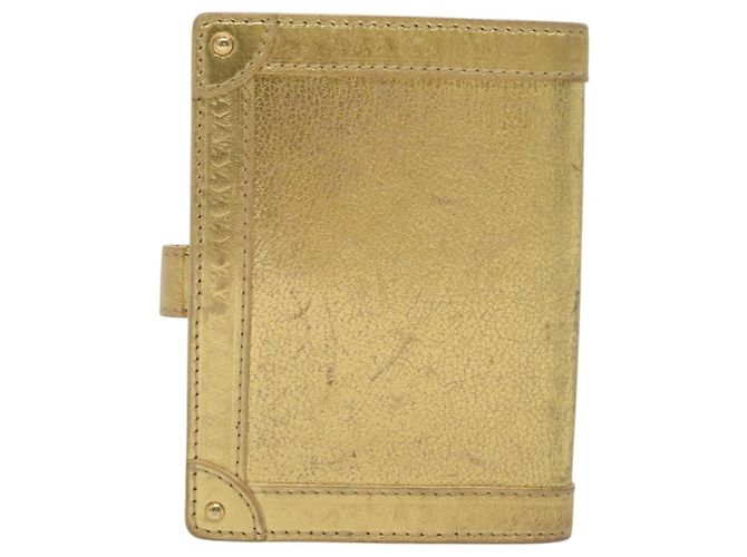 LOUIS VUITTON Suhari Agenda Partonaire PM Cubierta Diaria Dorada R21048 Auth 139625 - vista 2