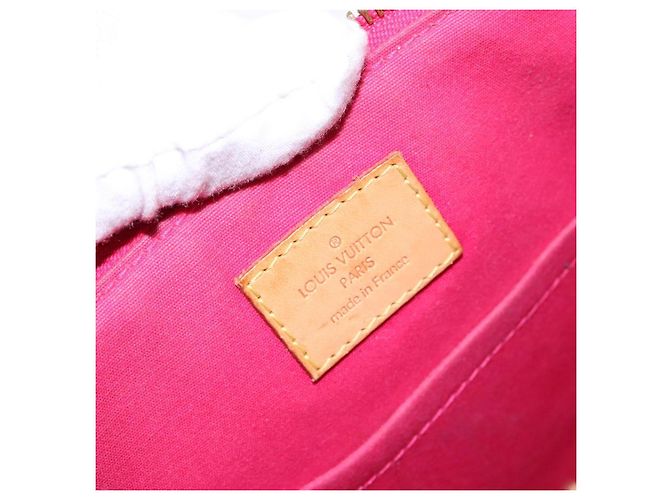 LOUIS VUITTON Borsa a Mano Monogram Vernis Bellevue PM Rose Pop M93669 Auth gh731 Rosa - vista 19