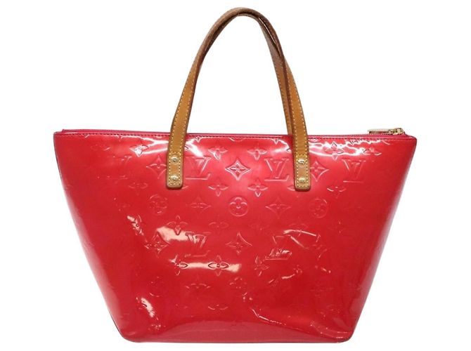 LOUIS VUITTON Borsa a Mano Monogram Vernis Bellevue PM Rose Pop M93669 Auth gh731 Rosa - vista 2