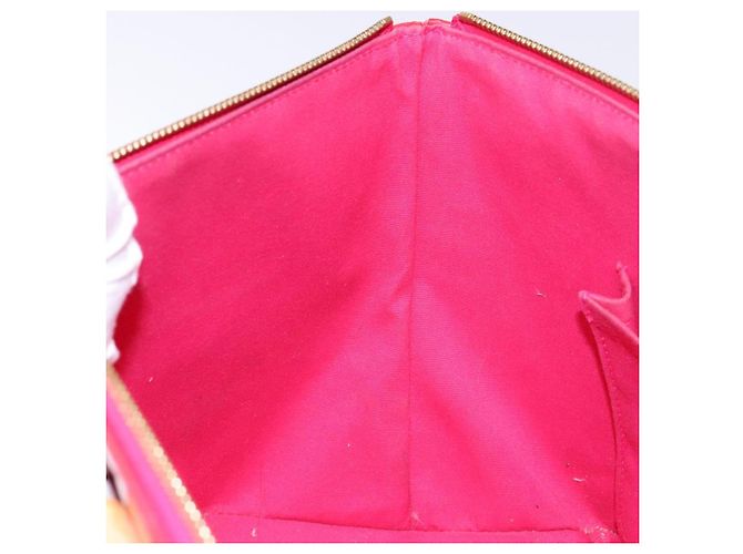 LOUIS VUITTON Borsa a Mano Monogram Vernis Bellevue PM Rose Pop M93669 Auth gh731 Rosa - vista 21