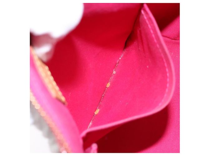 LOUIS VUITTON Borsa a Mano Monogram Vernis Bellevue PM Rose Pop M93669 Auth gh731 Rosa - vista 22