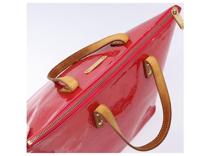 LOUIS VUITTON Borsa a Mano Monogram Vernis Bellevue PM Rose Pop M93669 Auth gh731 Rosa - vista 6