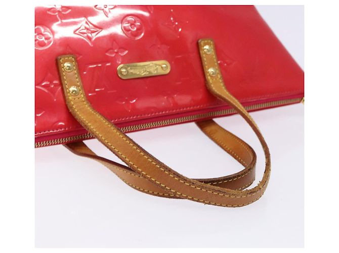 LOUIS VUITTON Borsa a Mano Monogram Vernis Bellevue PM Rose Pop M93669 Auth gh731 Rosa - vista 7