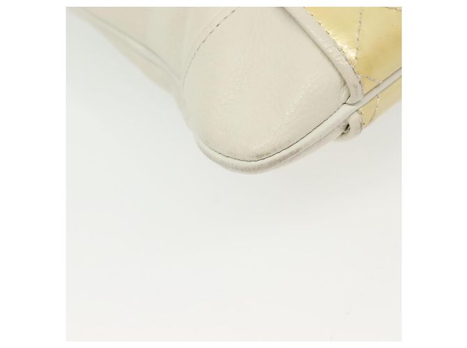 Burberry Borsa Tote in Pelle Bianca e Oro Autentica ti3413 Bianco D'oro - vista 15