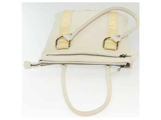 Burberry Borsa Tote in Pelle Bianca e Oro Autentica ti3413 Bianco D'oro - vista 6