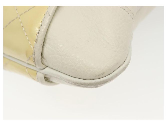Burberry Borsa Tote in Pelle Bianca e Oro Autentica ti3413 Bianco D'oro - vista 9