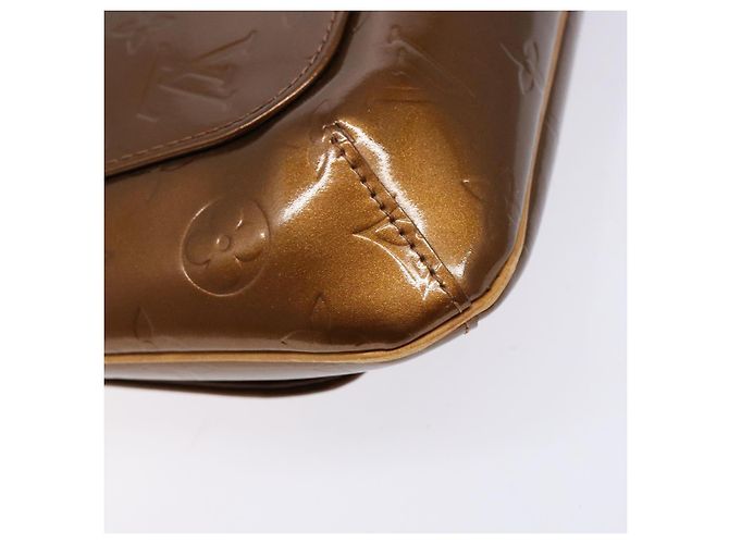 LOUIS VUITTON Bolsa Thompson Street Monogram Vernis Bronce M91124 LV Auth bs28807 - vista 17