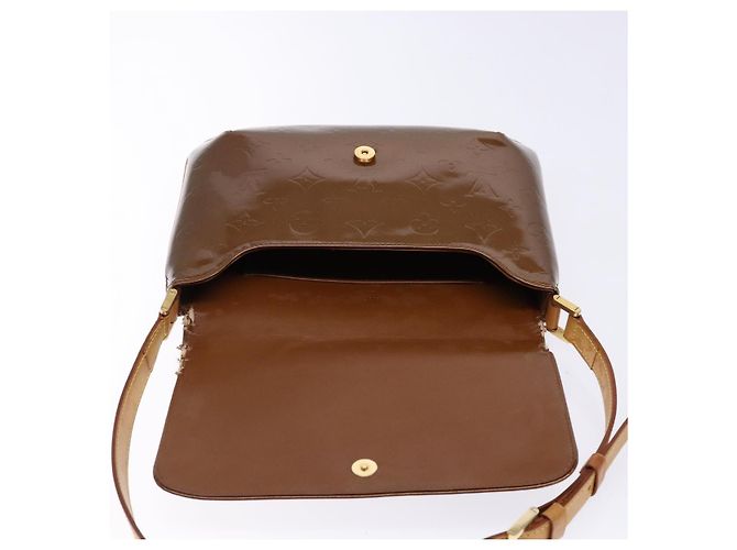LOUIS VUITTON Bolsa Thompson Street Monogram Vernis Bronce M91124 LV Auth bs28807 - vista 18
