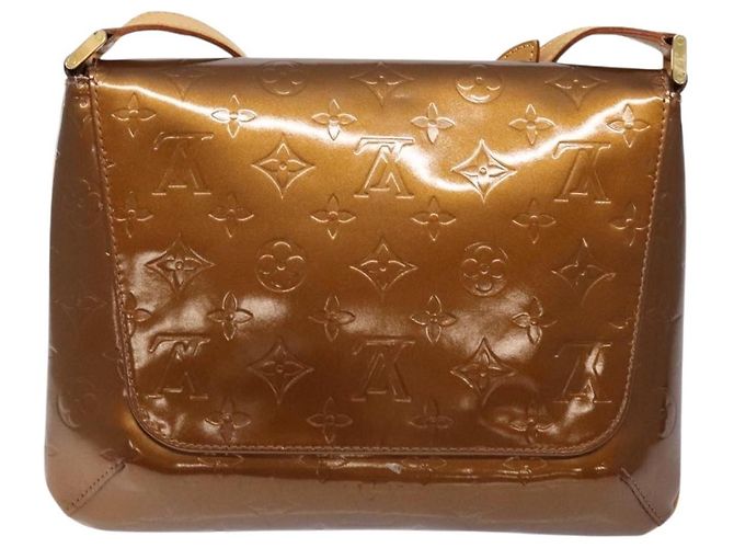 LOUIS VUITTON Bolsa Thompson Street Monogram Vernis Bronce M91124 LV Auth bs28807 - vista 2