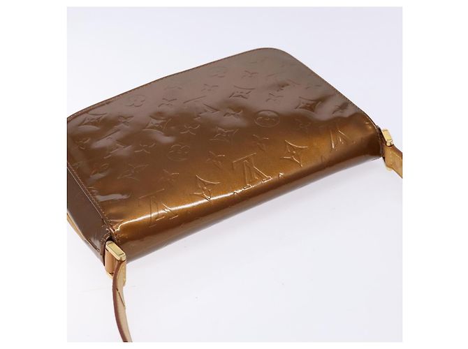 LOUIS VUITTON Bolsa Thompson Street Monogram Vernis Bronce M91124 LV Auth bs28807 - vista 6