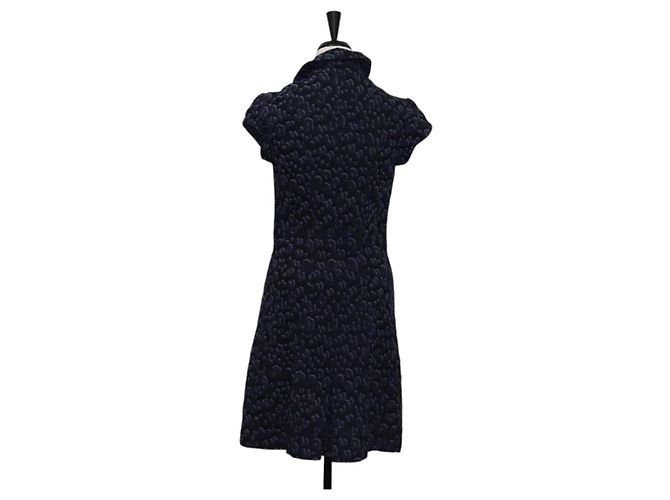 LOUIS VUITTON Camicia One Piece Denim Blu Navy LV Auth 137475M - vista 2
