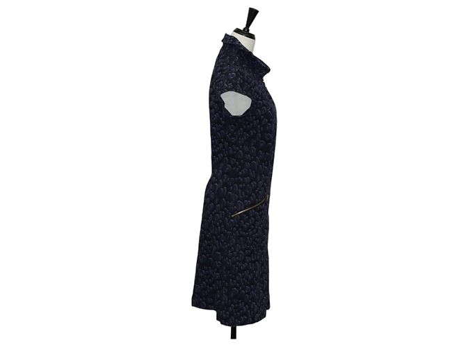 LOUIS VUITTON Camicia One Piece Denim Blu Navy LV Auth 137475M - vista 4