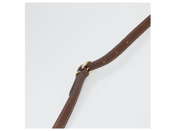 Borsa Sherry Line GG Supreme Web di GUCCI in PVC Beige e Oro 001 56 6472 Auth ep10466 D'oro - vista 8