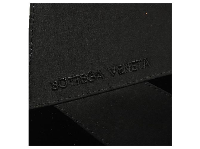 Autre Marque BOTTEGA VENETA Sac à main Velours Noir Argent Auth SW1491 Argenté - vue 18