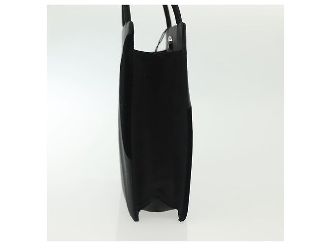 Autre Marque BOTTEGA VENETA Sac à main Velours Noir Argent Auth SW1491 Argenté - vue 3