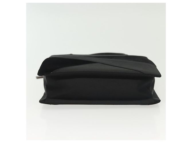 Autre Marque BOTTEGA VENETA Sac à main Velours Noir Argent Auth SW1491 Argenté - vue 5