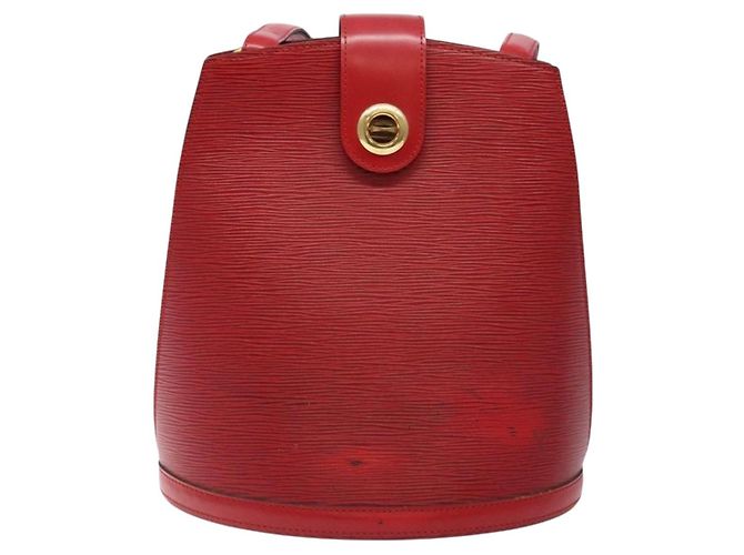 LOUIS VUITTON Borsa a Spalla Epi Cluny Rossa M52257 LV Auth gh714 Rosso - vista 13