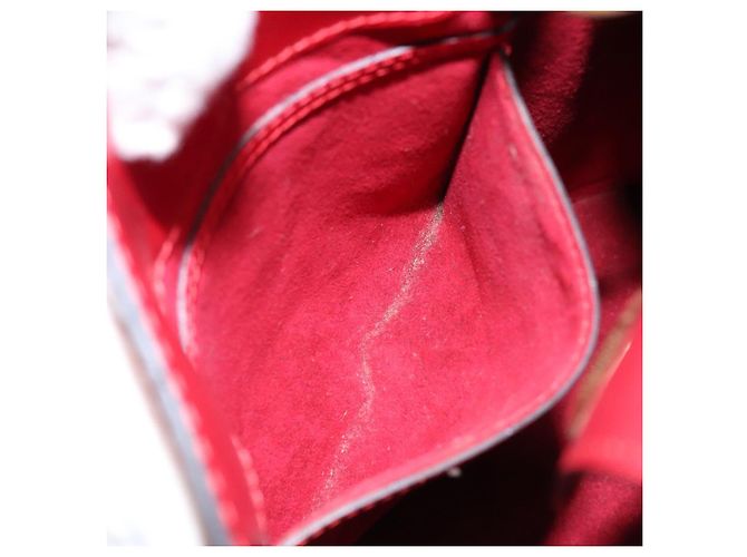 LOUIS VUITTON Borsa a Spalla Epi Cluny Rossa M52257 LV Auth gh714 Rosso - vista 21