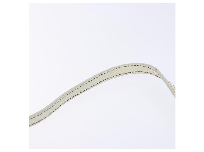 Pochette Accessorio Salvatore Ferragamo PVC Beige Argento Auth BA5509 - vista 8