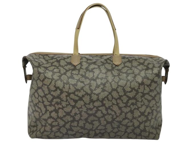 Saint Laurent Tote Bag aus Leder in Grau Auth 135196 Braun - Ansicht 2